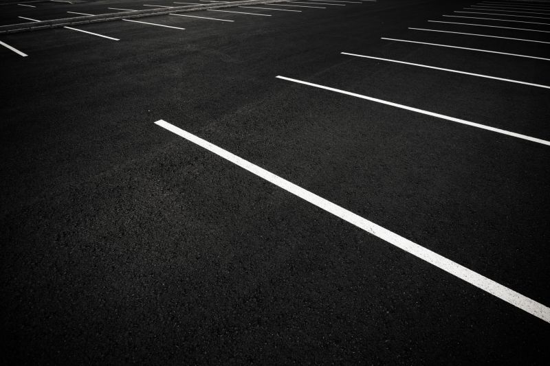 Completed Asphalt Parking Lot