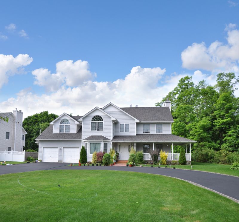 Blacktop Driveway Entry